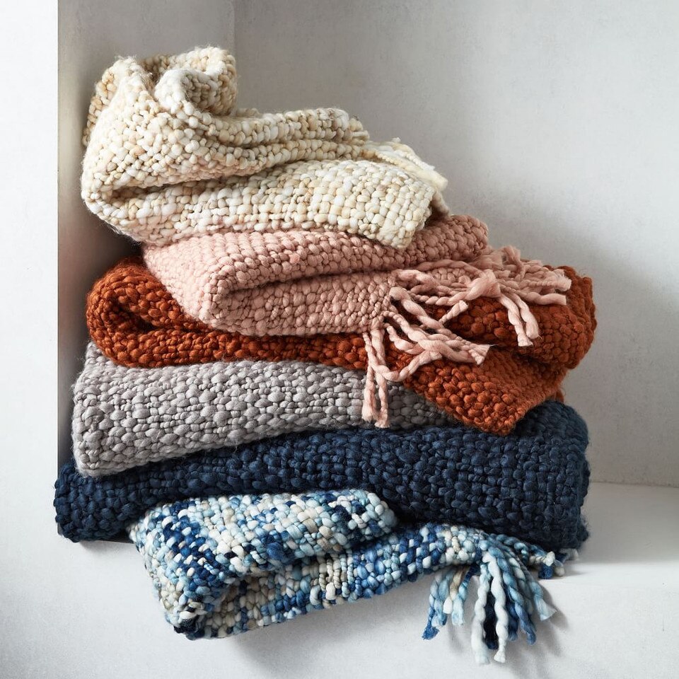 Marled Basketweave Throw West Elm Australia